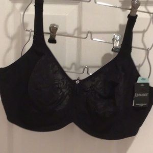 Lunaire underwire bra 40H black new with tags $15